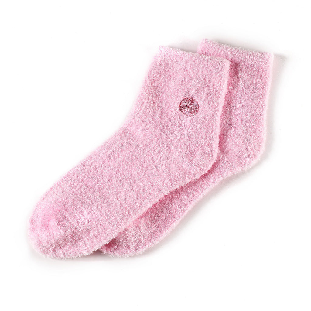 Pink Moisturizing Aloe Socks