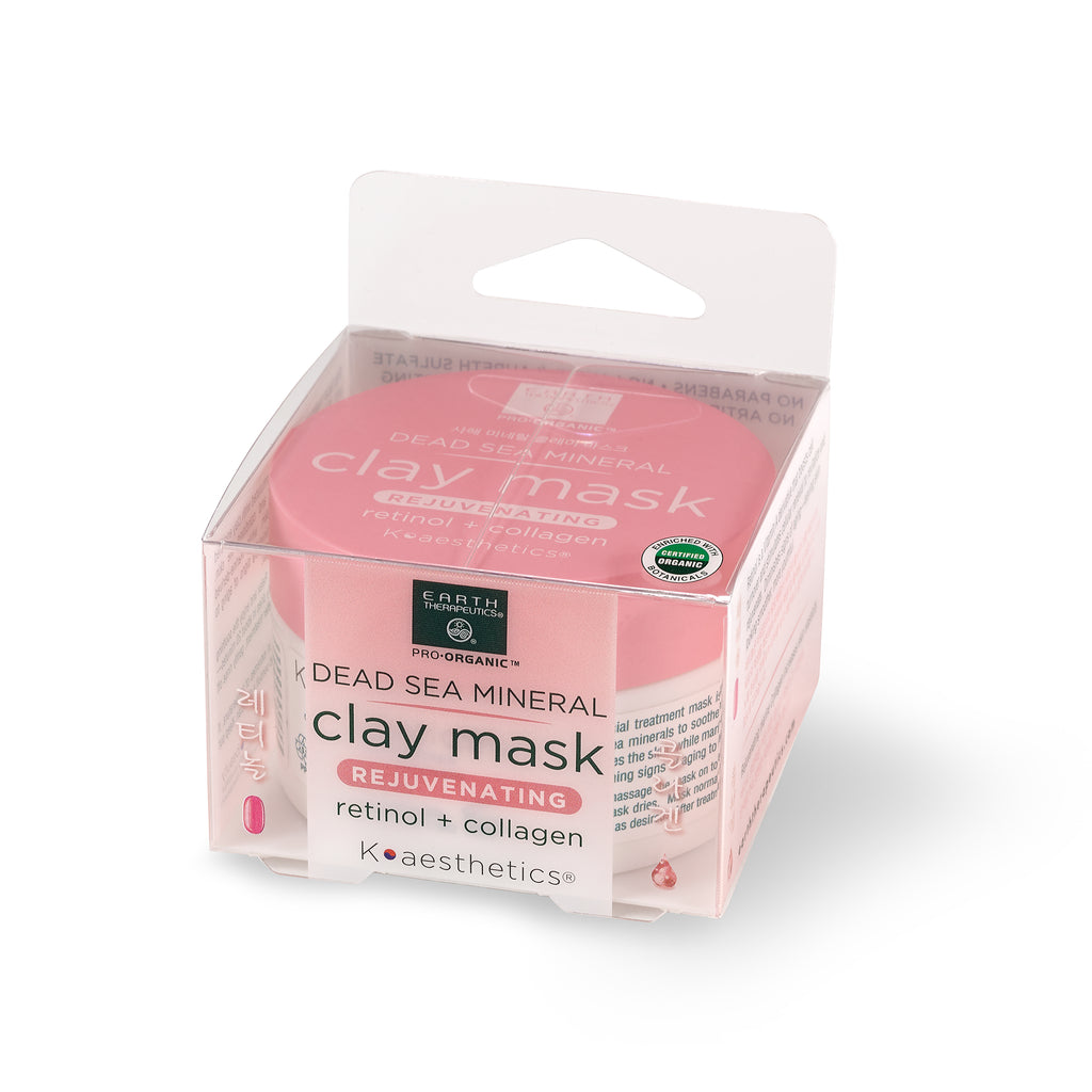 Pink Dead Sea Mineral Clay Mask-Retinol & Collagen