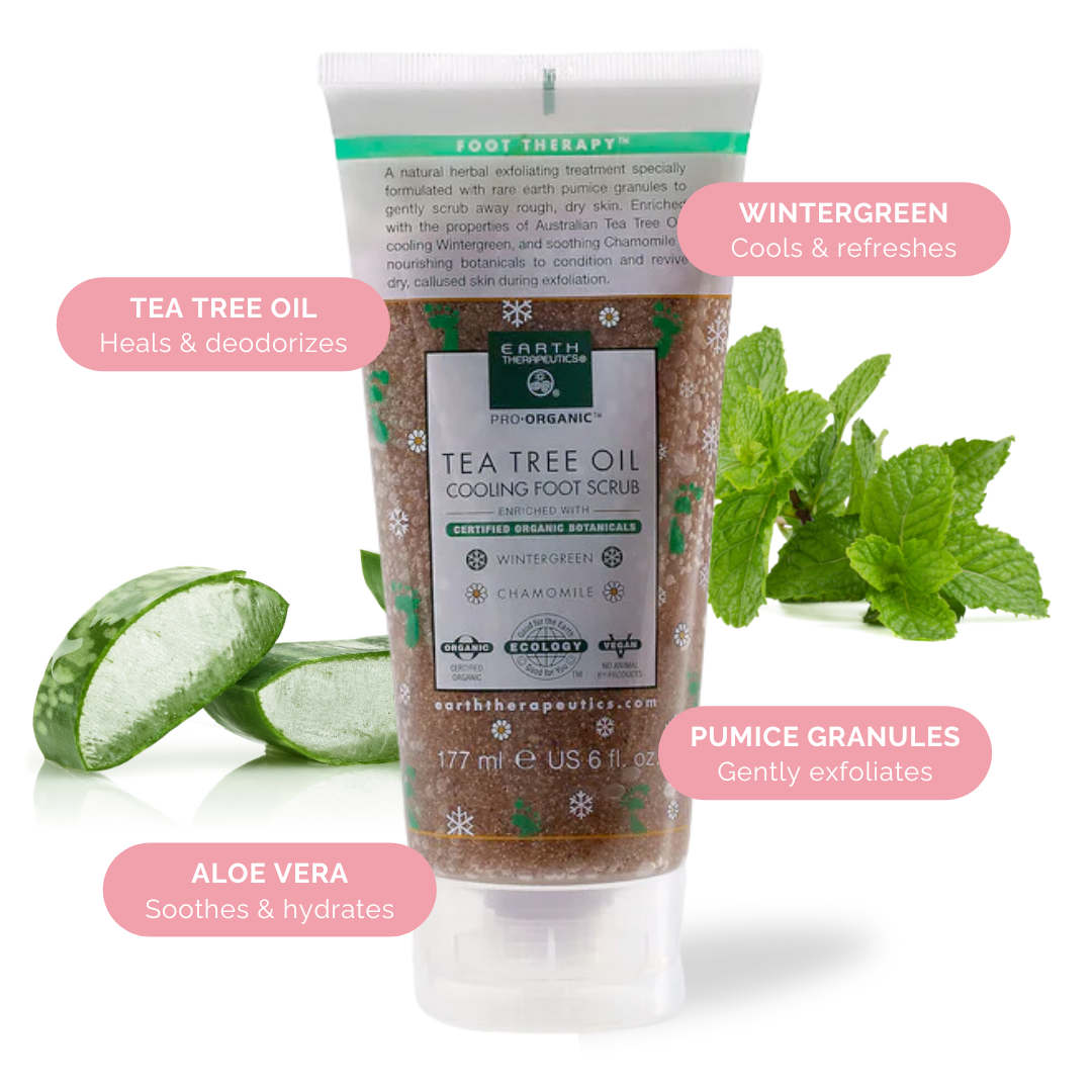Tea Tree Oil Cooling Foot Scrub