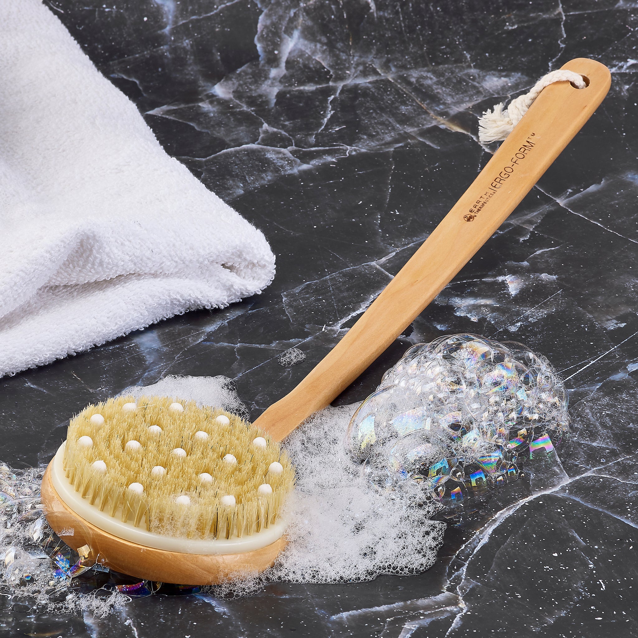 Stimulate & Exfoliate Dual Function Back Brush | Massage Shower