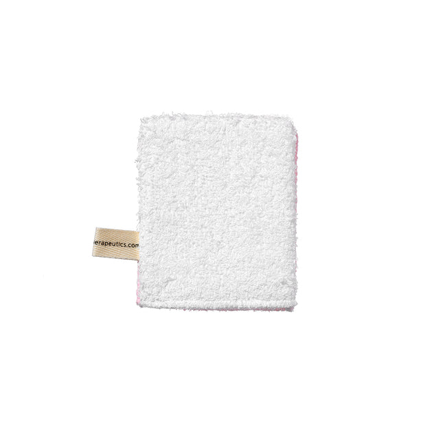 Organic Cotton Exfoliating Facial Mitt - Pink