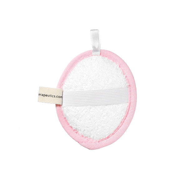 Organic Cotton Exfoliating Facial Pad - Pink