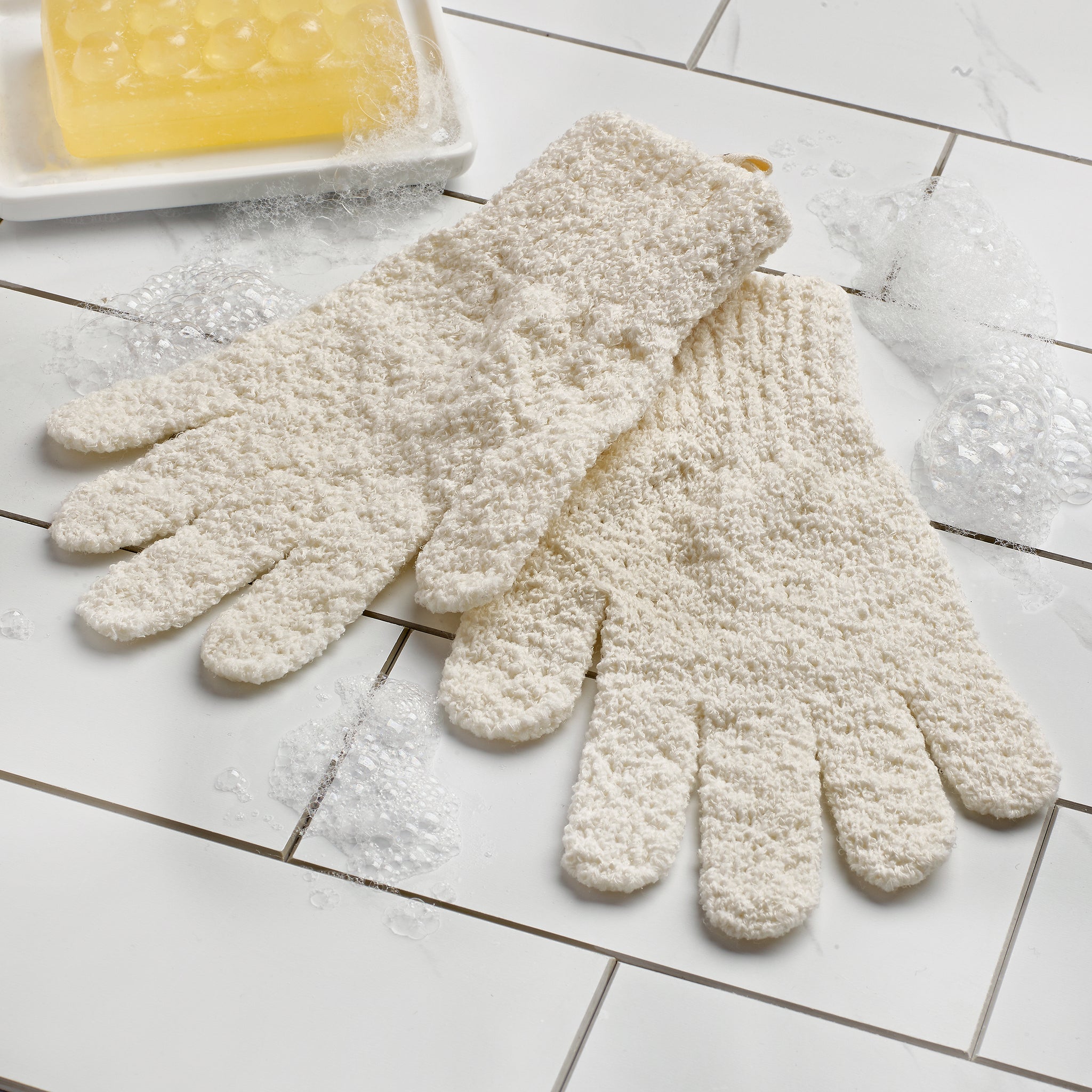 organic cotton gardening gloves Organic Cotton Exfoliating Hydro Gloves