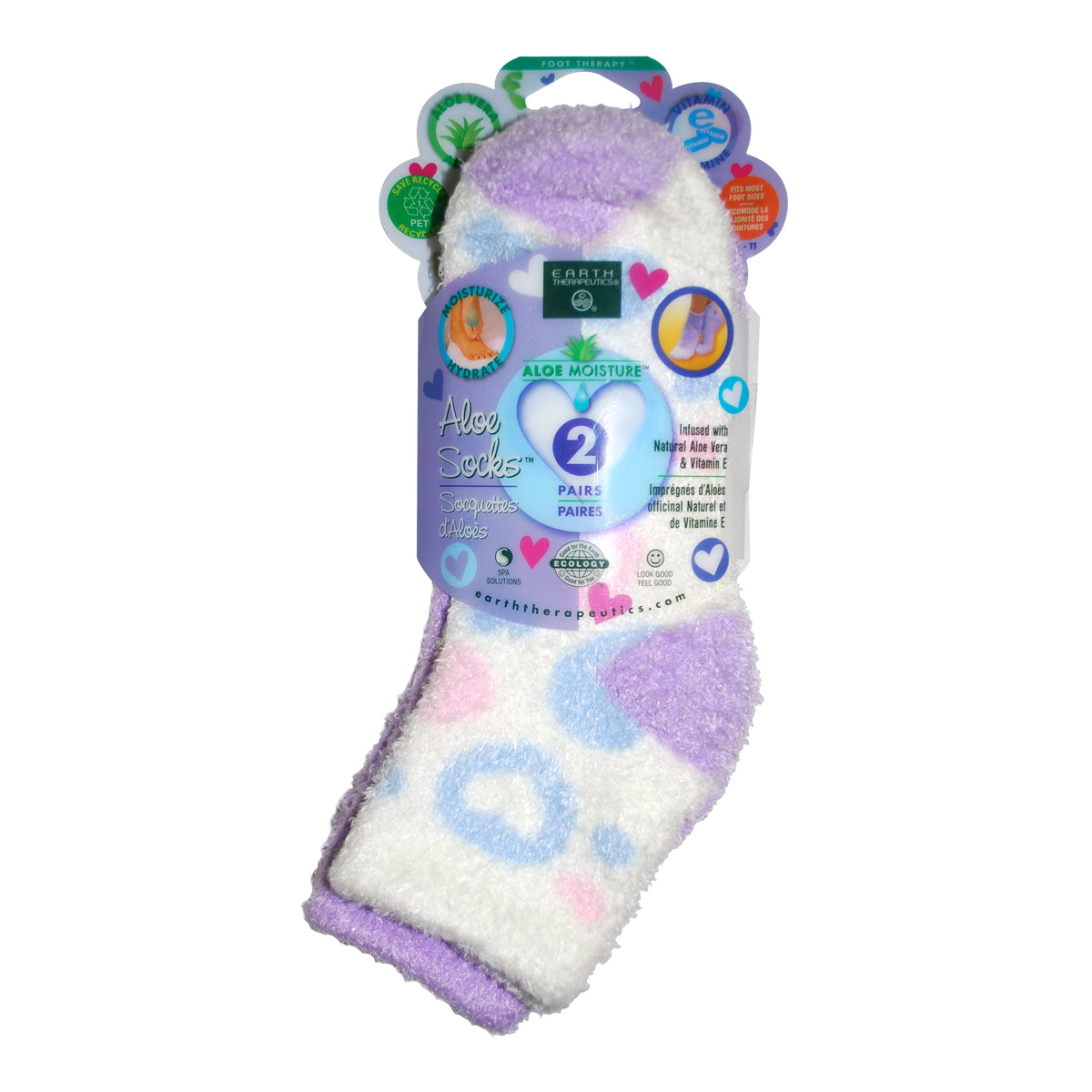 Aloe Socks - 2 Pack