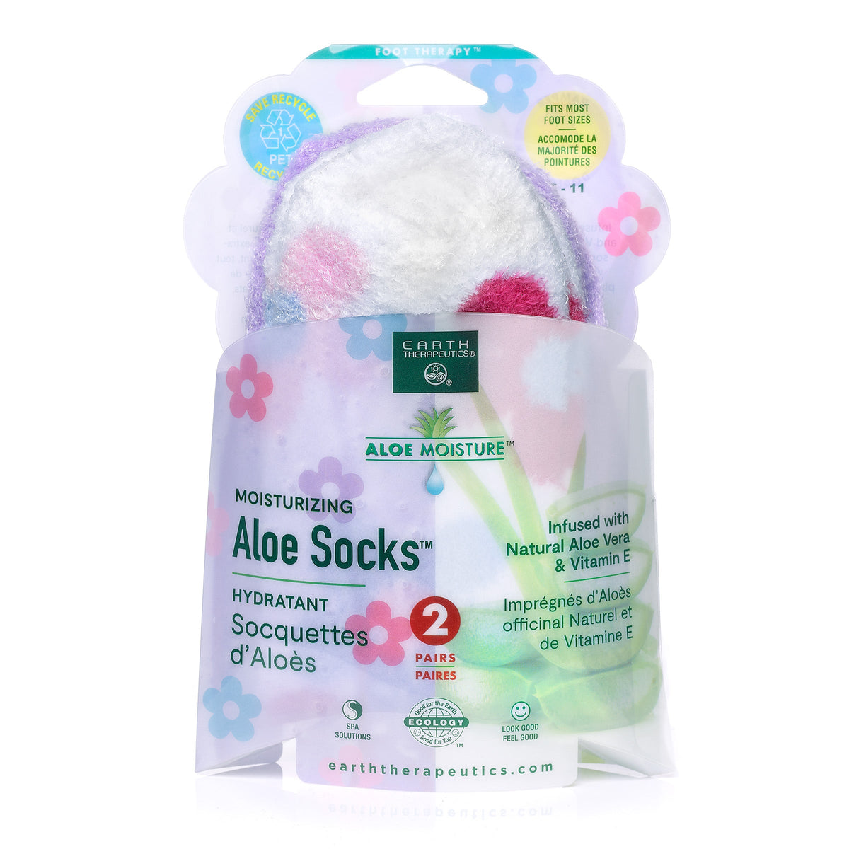 Aloe Socks - 2 Pack