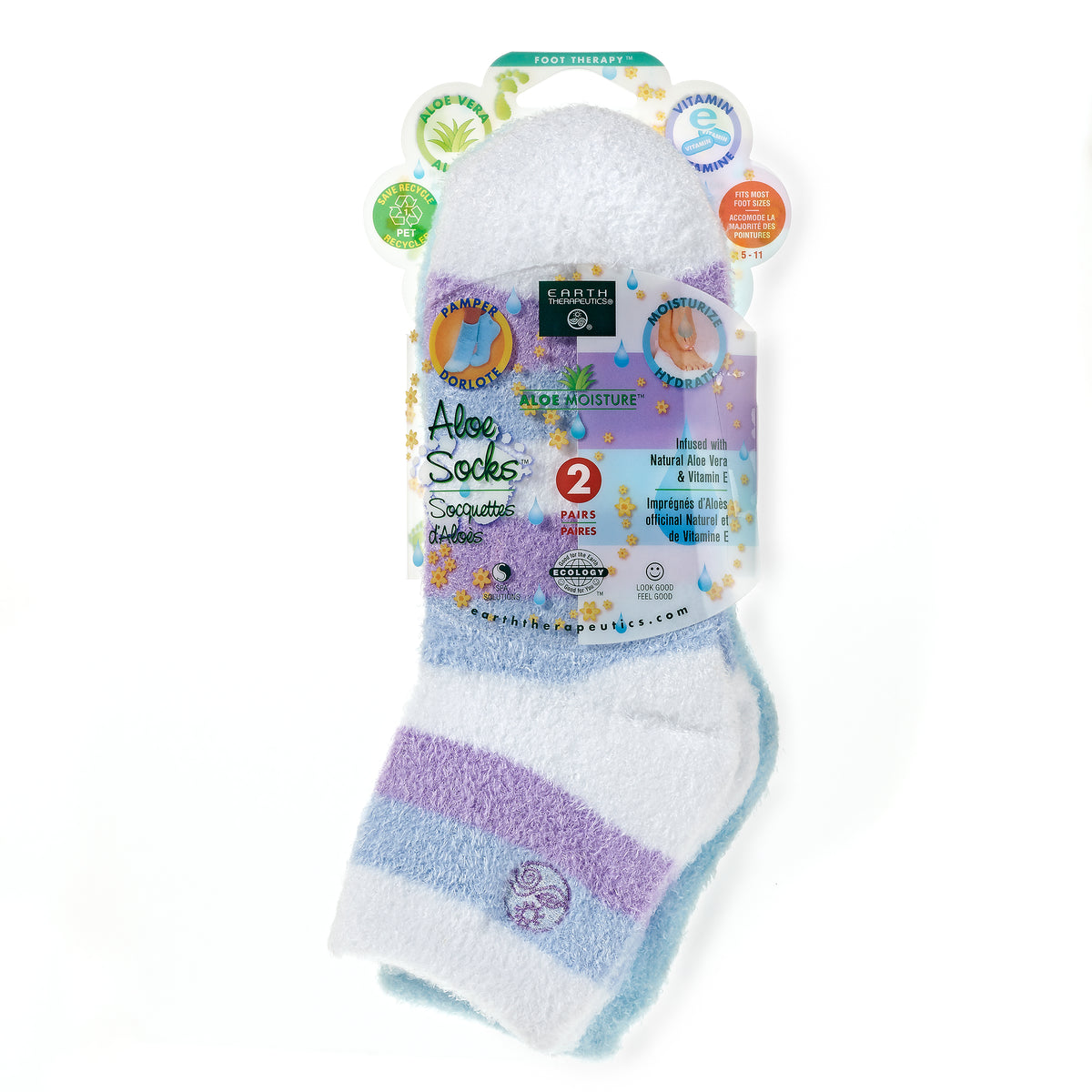 Aloe Socks - 2 Pack