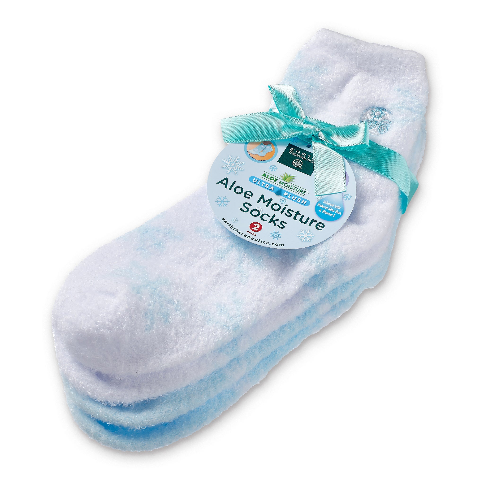 Aloe Vera Infused Socks - 2 Pack | Earth Therapeutics