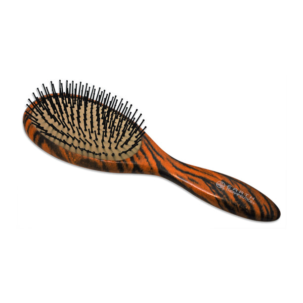 Natural Bristle Cushion Brush - Tiger