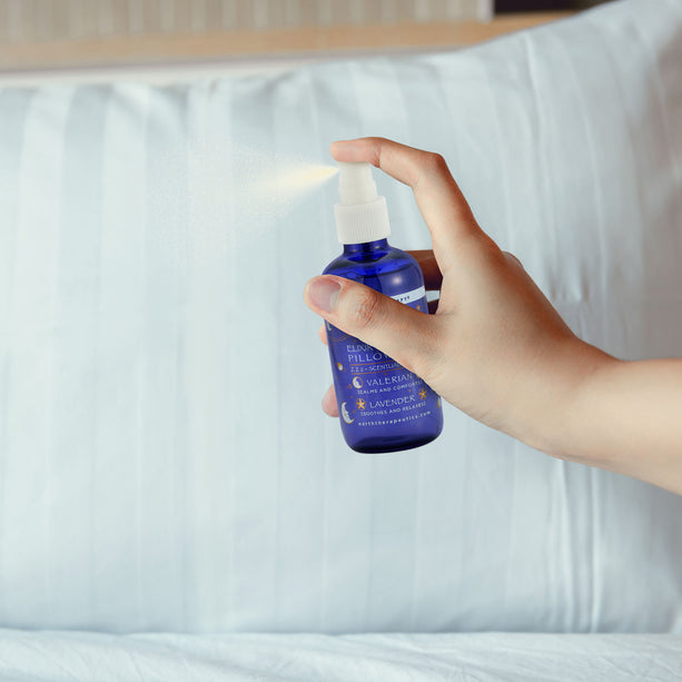 This pillow spray helps me sleep more and wake up refreshed