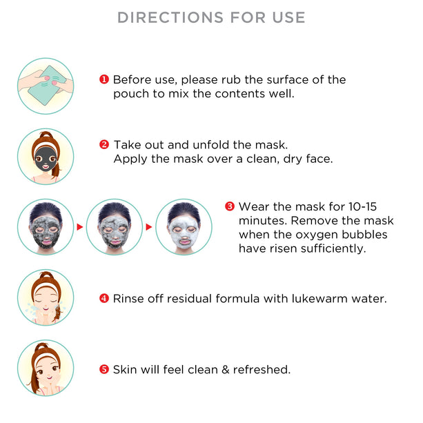 Deep Purifying Charcoal Bubble Mask - Single