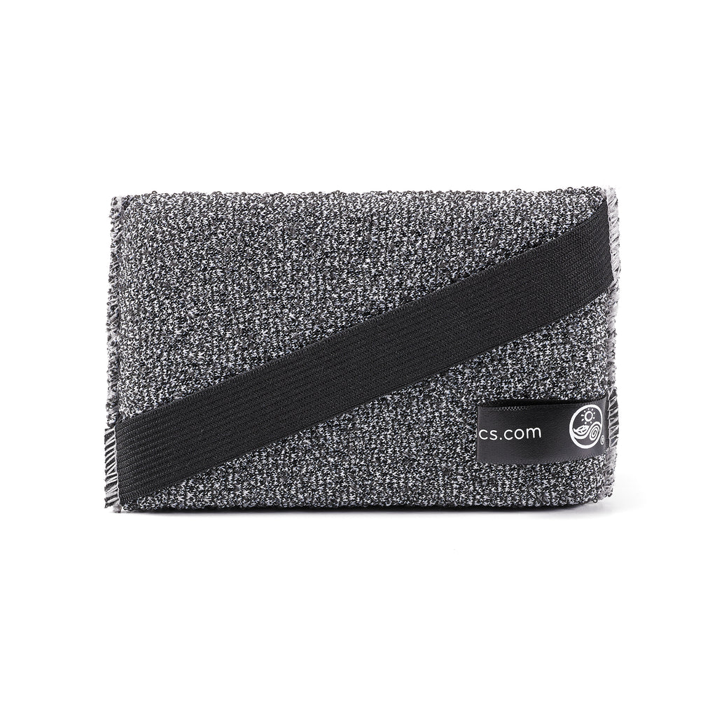 Charcoal Rectangular Exfoliating Sponge