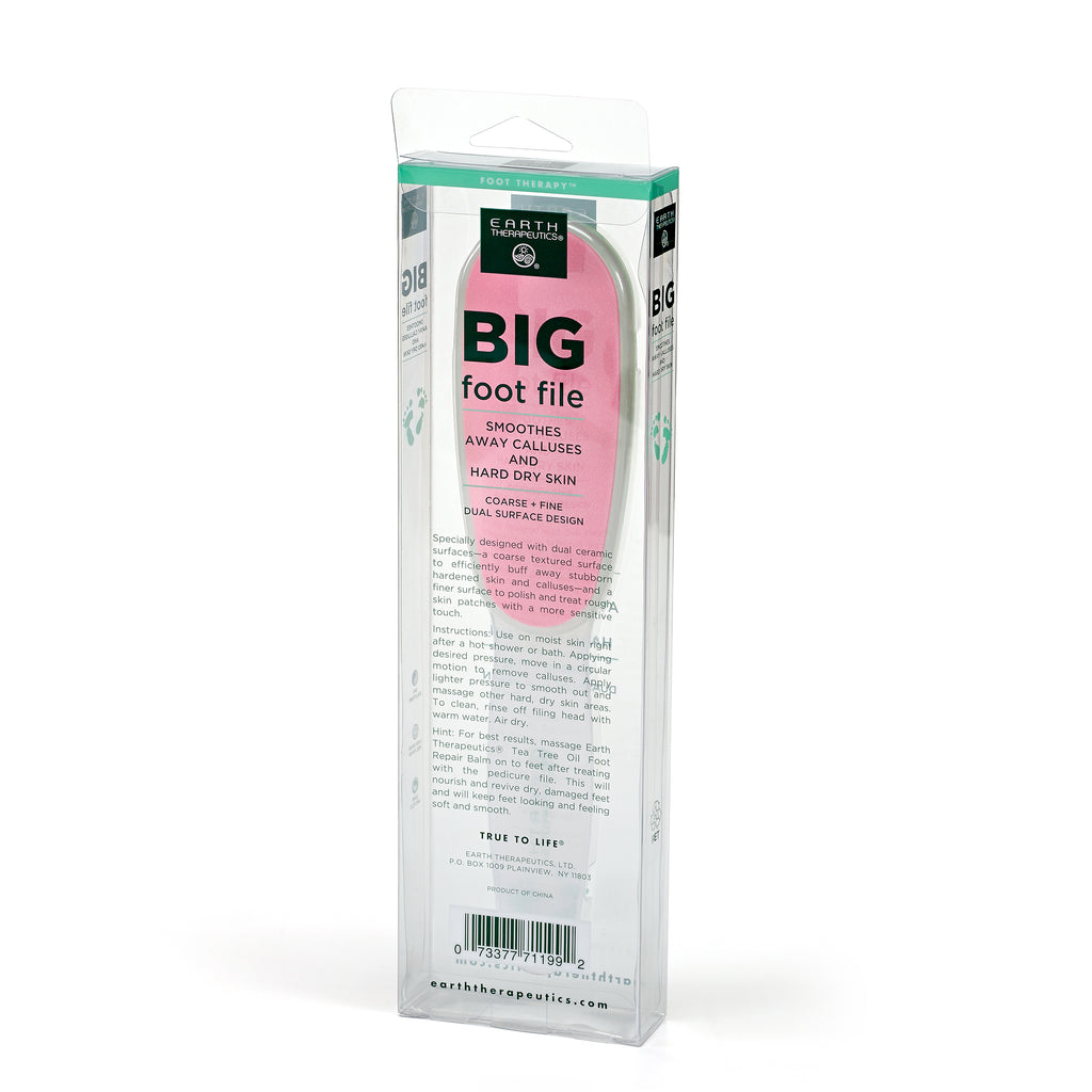 Pink "Big" Ceramic Foot File For Hard Dry Skin