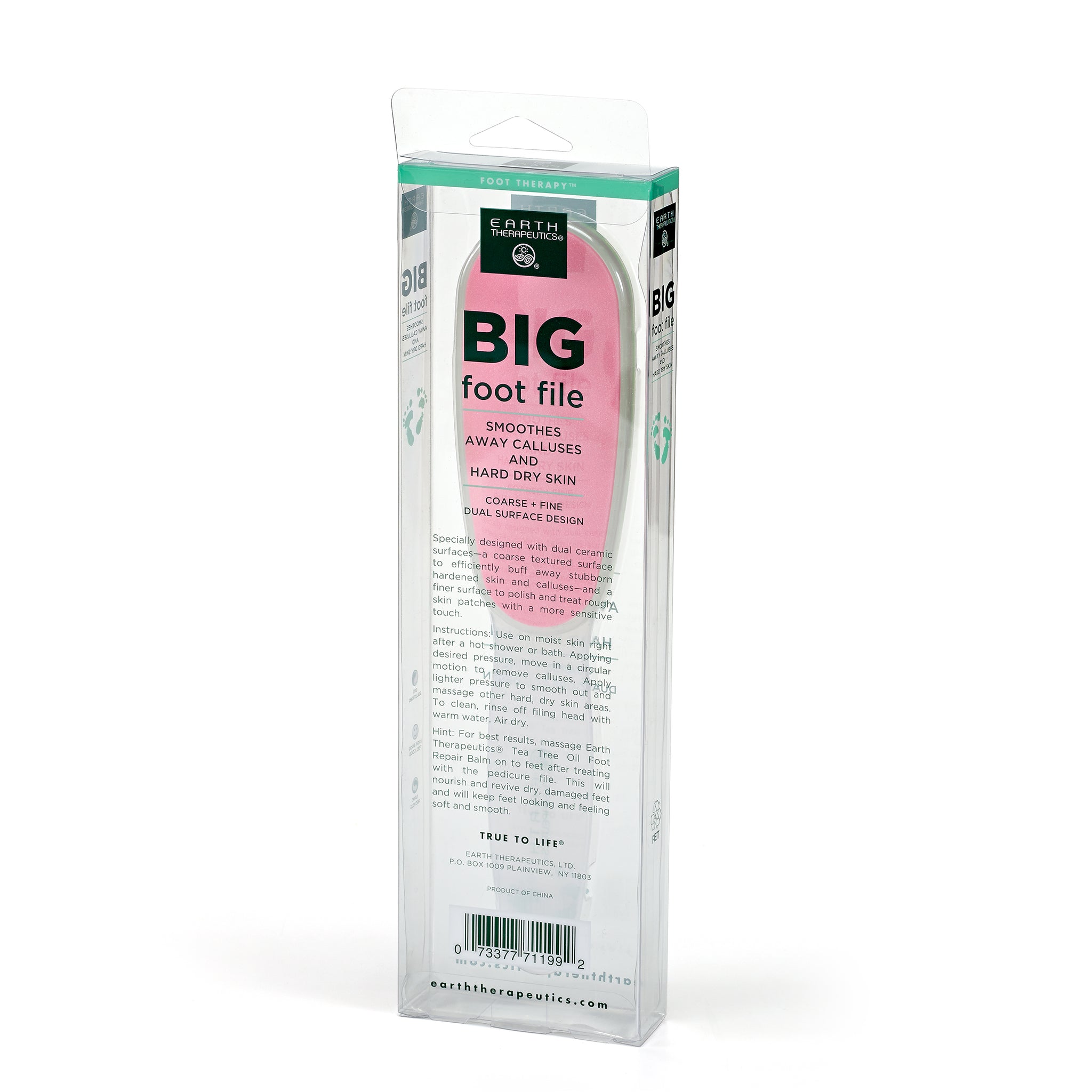 Big Ceramic Foot File for Hard Dry Skin | Earth Therapeutics Big Ceramic Foot File for Hard Dry Skin | Earth Therapeutics