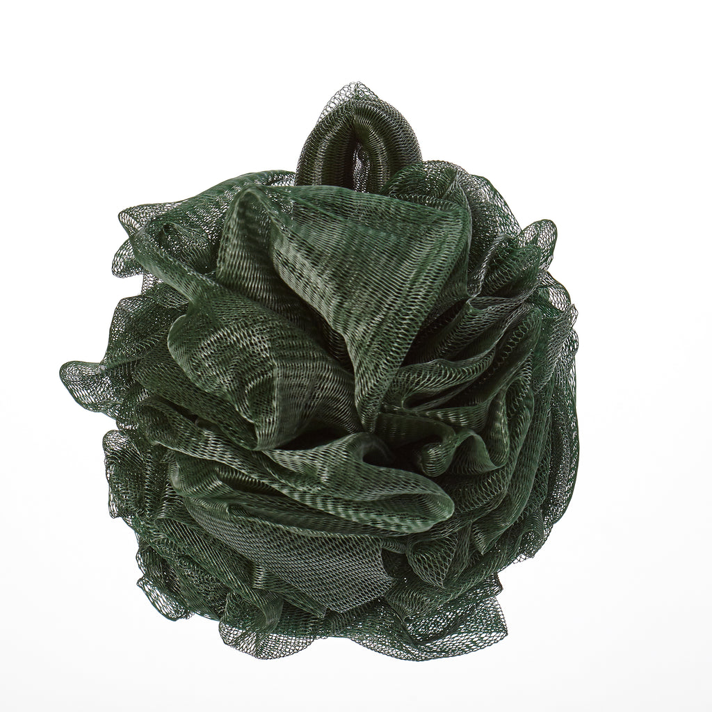 Dark Green Hydro Body Sponge with Hand Strap