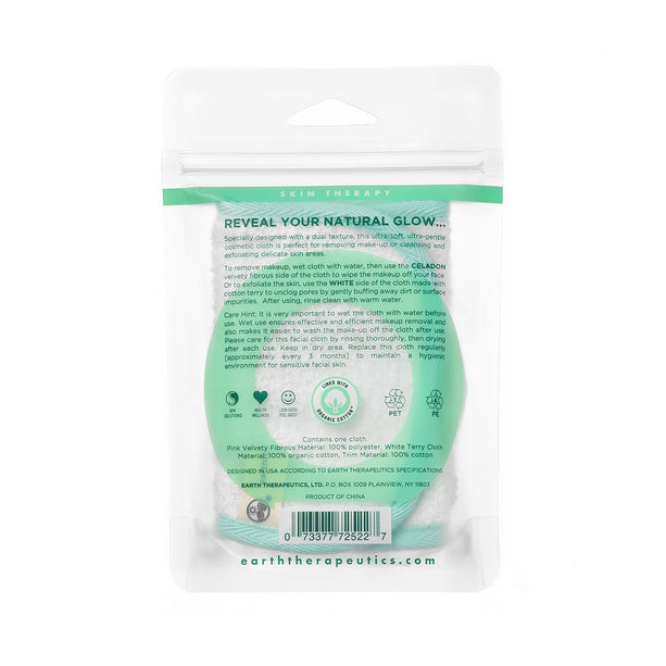Organic Cotton Makeup Removing Cloth - Green