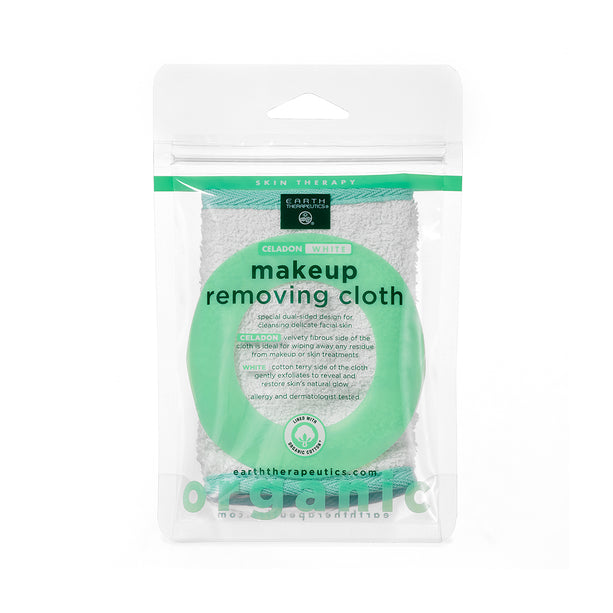 Organic Cotton Makeup Removing Cloth - Green