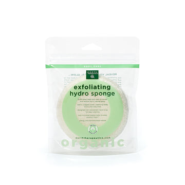 Round Organic Cotton Exfoliating Hydro Sponge