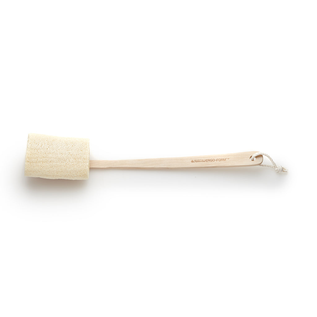 Loofah Back Massager Brush - deluxe loofah back brush