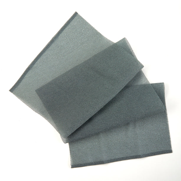 Charcoal Exfoliating Towel - Pure Black hydro towel-charcoal