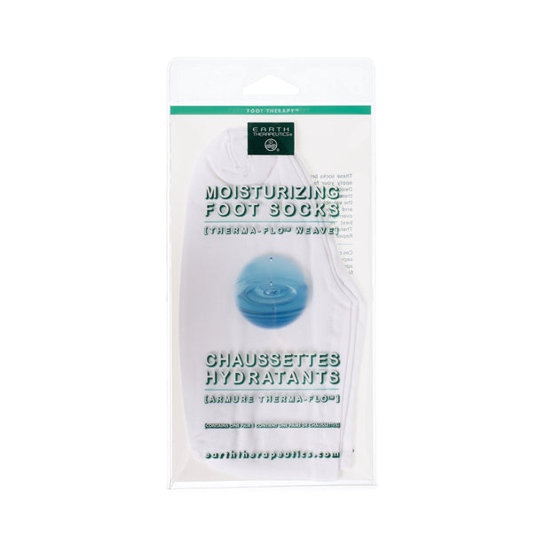 White Hydrating and Moisturizing Foot Socks