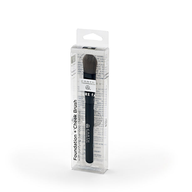 Foundation + Cheek Brush - Charcoal
