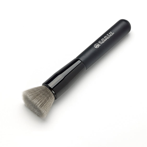 Flat Top Blending Brush - Charcoal – Earth Therapeutics