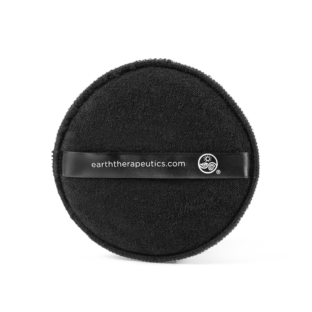 Black Round Charcoal Exfoliating Sponge