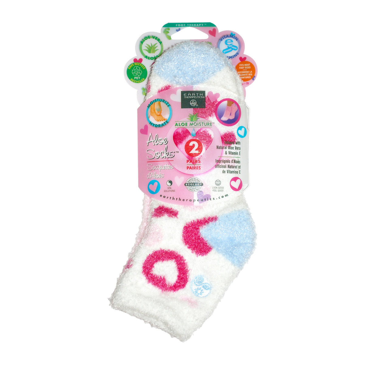 Aloe Socks - 2 Pack
