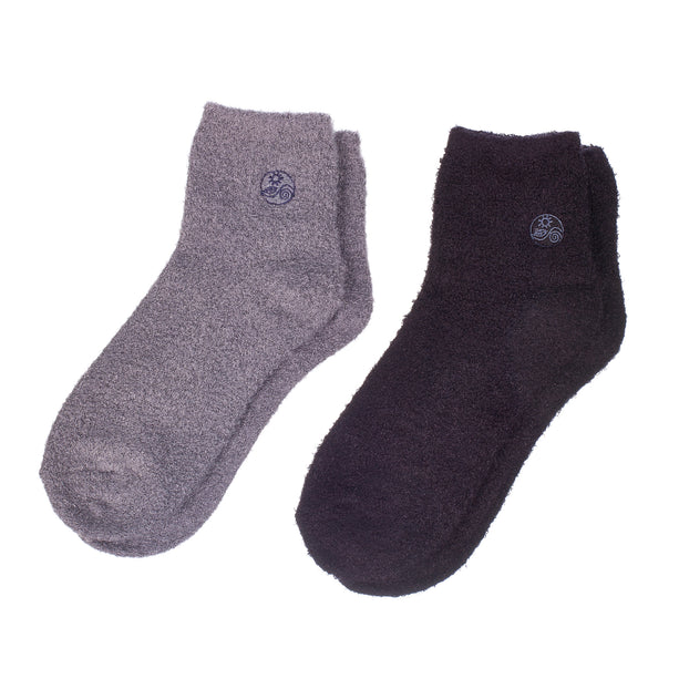 Aloe socks-Double Pack Socks socks-GreyBlack