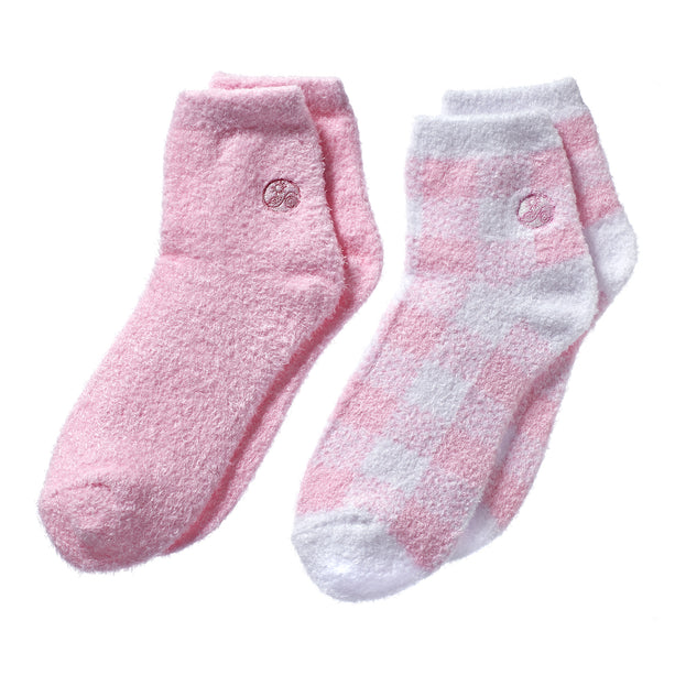 Pink Aloe socks - Double Pack Socks