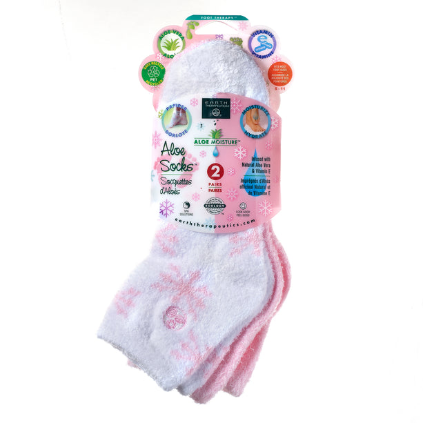 Aloe Vera Infused Socks - 2 Pack