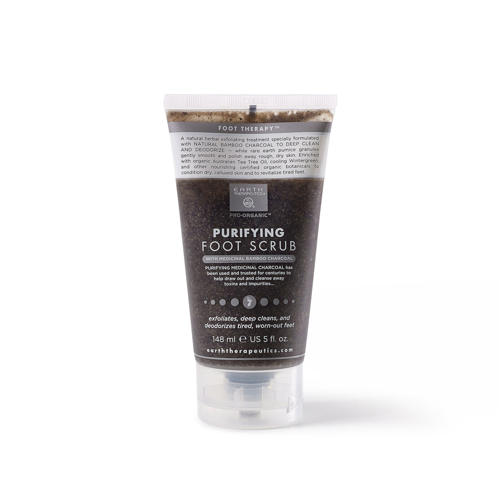 Dark Charcoal Purifying Foot Scrub