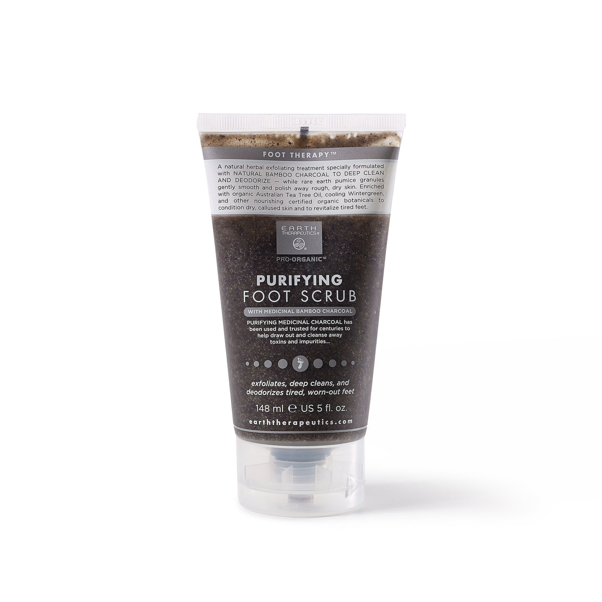 Earth Therapeutics Charcoal Purifying Foot Scrub