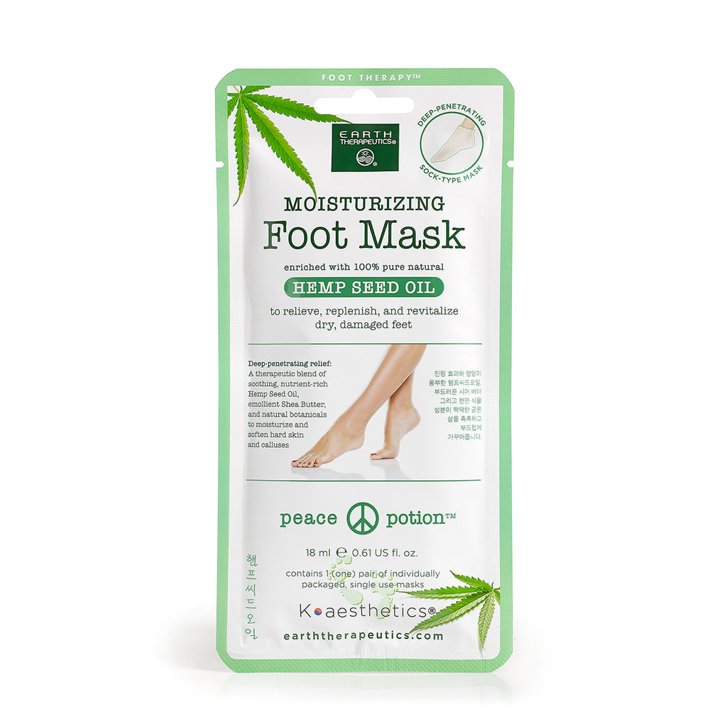 Moisturizing Foot Mask with Hemp Seed Oil