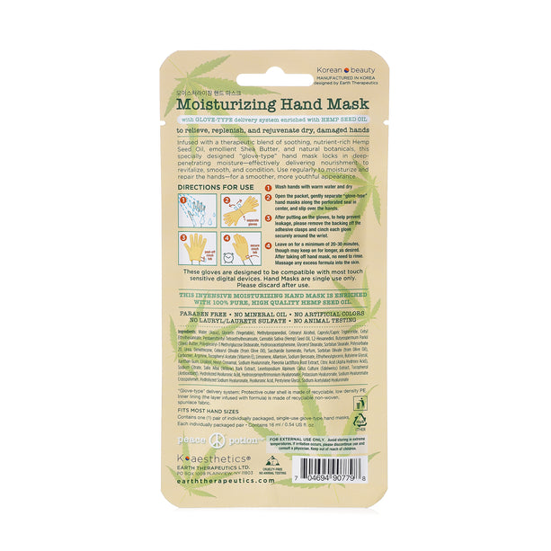 Moisturizing Hand Mask with Hemp Seed Oil