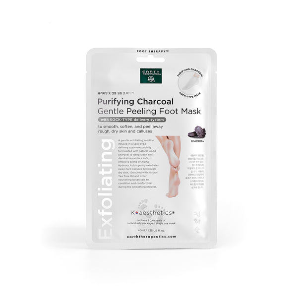 Charcoal Gentle Peeling Foot Mask