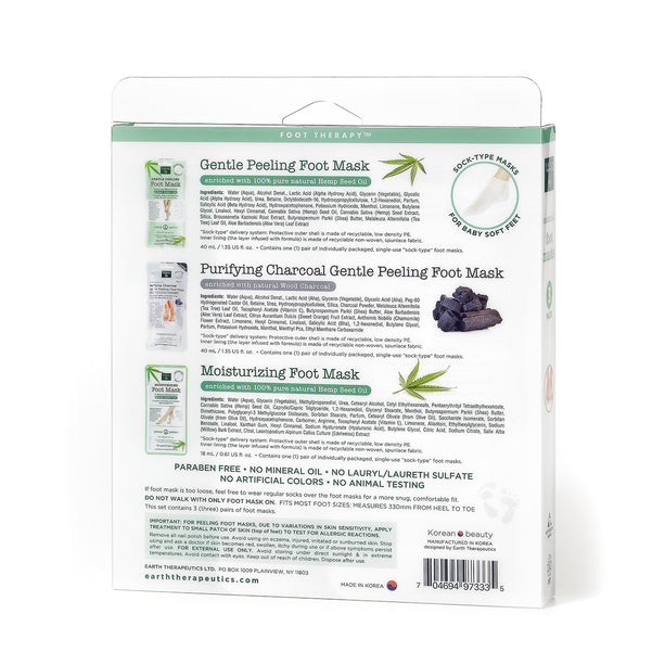 Essential Foot Masks - 3 Pack