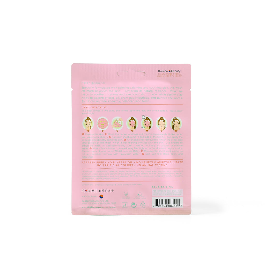 Pink Clay Facial Sheet Mask