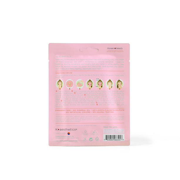 Pink Clay Facial Sheet Mask