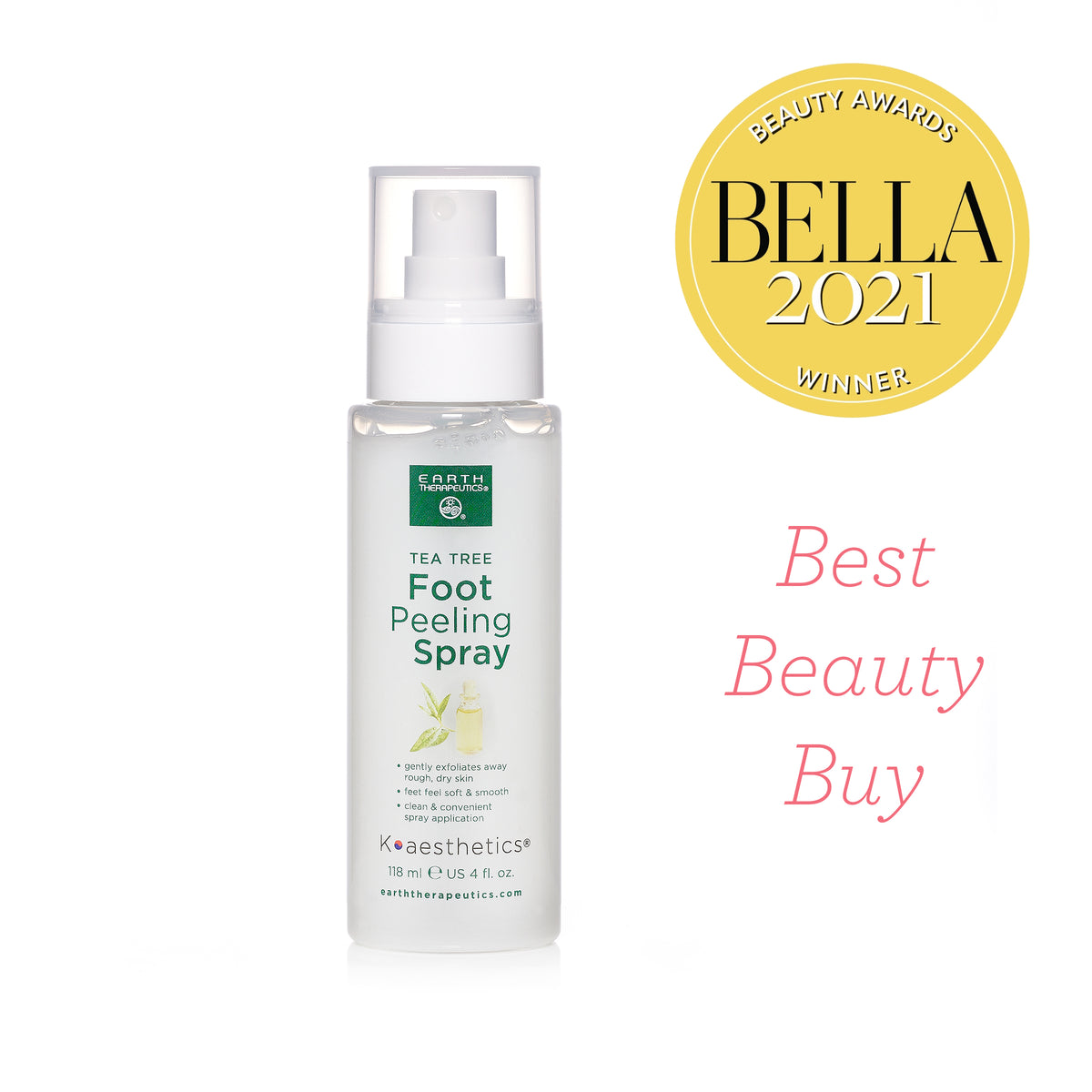 Tea Tree Foot Peeling Spray - BELLA Magazine Award Winner