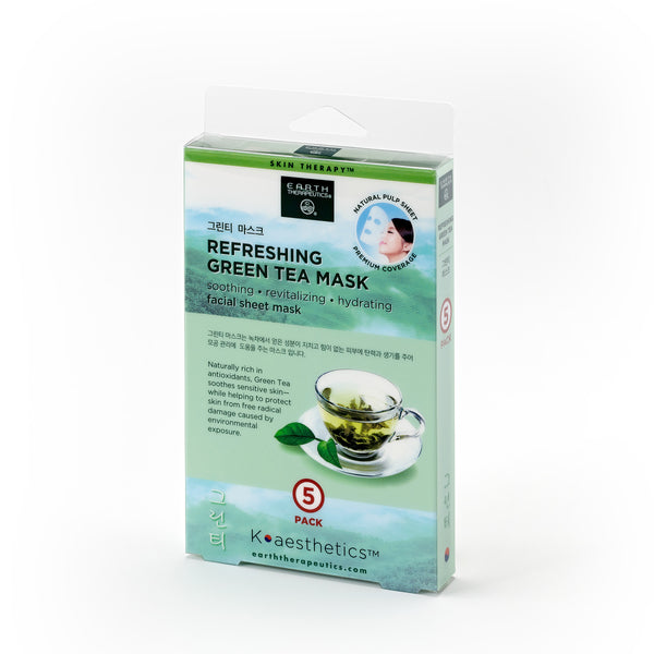 Refreshing Green Tea Mask and Facial Sheet Mask | Top Green Test