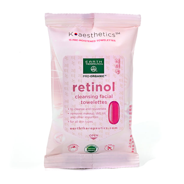 Improve Skin With Retinol Cleansing Facial Towelettes