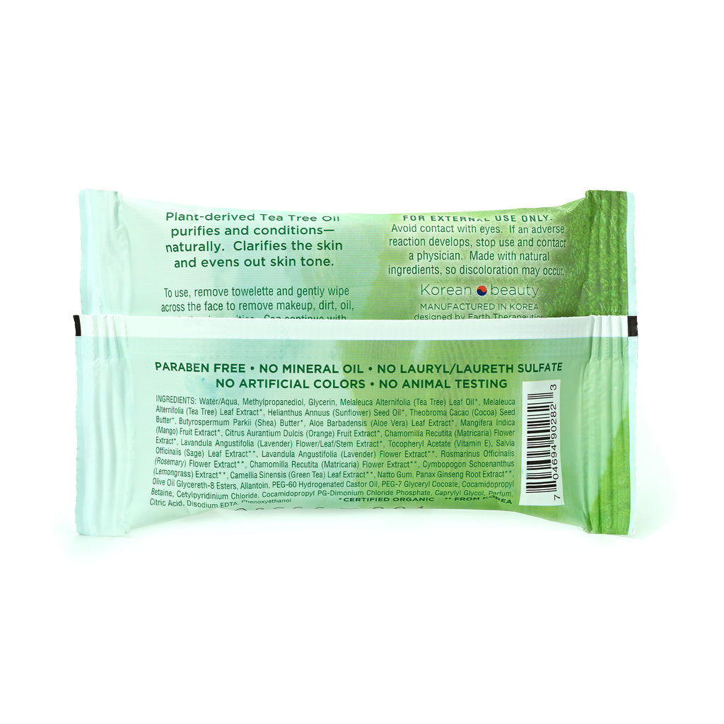 Tea Tree Face Wipes Cleanser